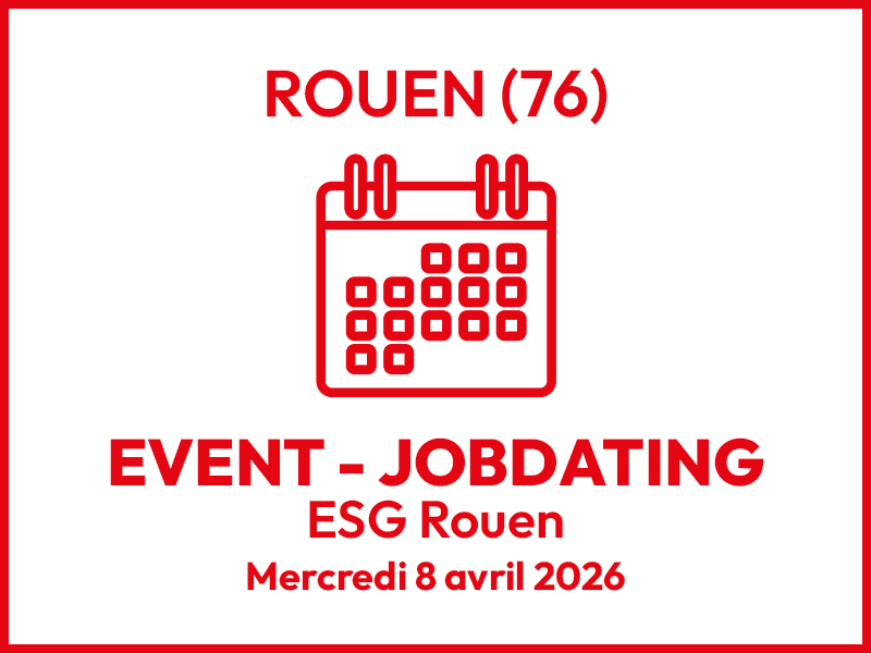 ESG Rouen : recrutez vos alternants le 8 avril 2026 !