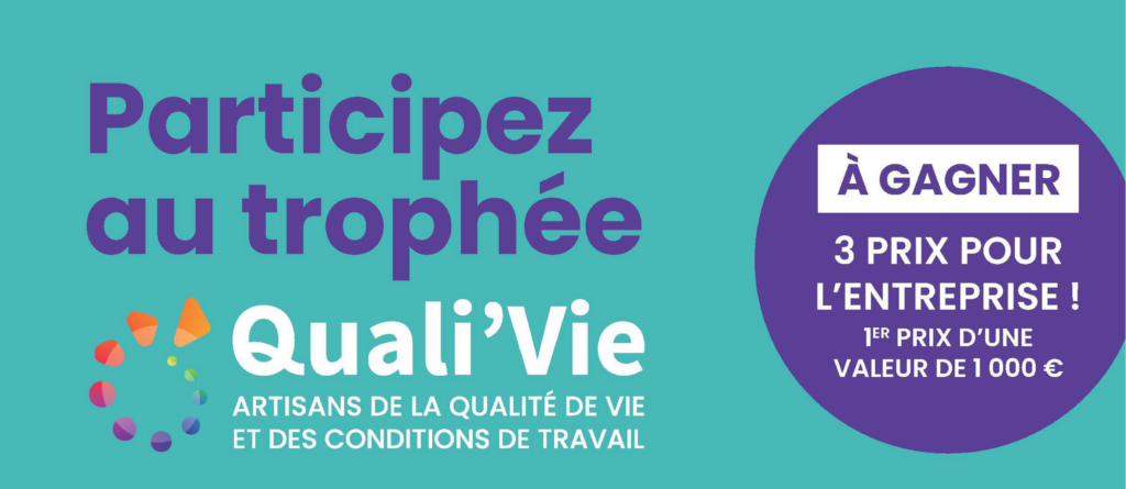🏆 Trophée QUALI’VIE 2026 : Parlez-en à vos clients !