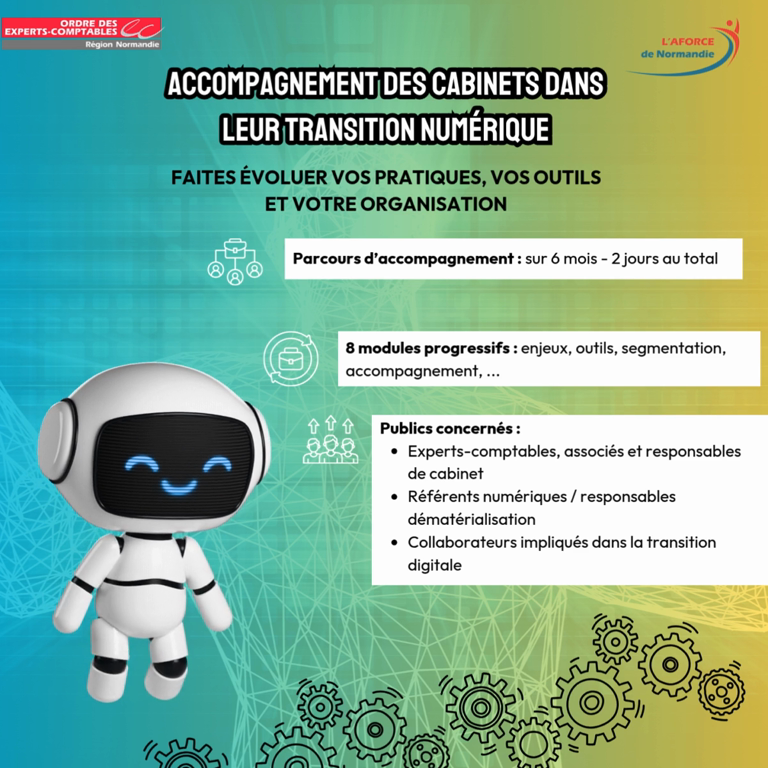 Accompagnement des cabinets dans leur transition numérique – Formez vous !