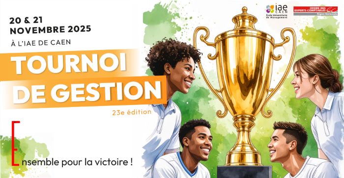 Tournoi de Gestion à Caen – 20 et 21 novembre 2025