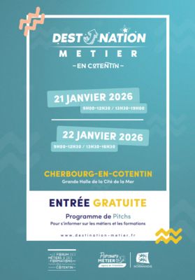 Forum des métiers et des formations – 21 et 22 janvier à Cherbourg