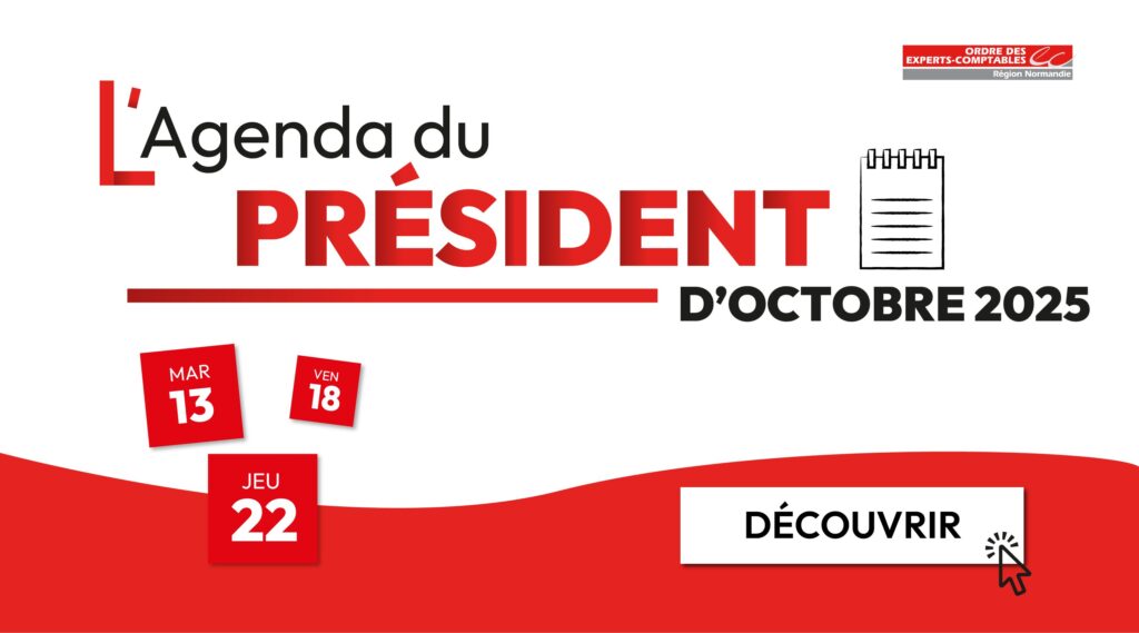 L’Agenda du Président – Octobre 2025