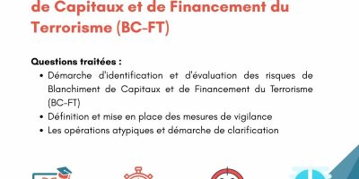 Formation LAB obligatoire : « Démarche d’identification et d’évaluation des risques de Blanchiment de Capitaux et de Financement du Terrorisme (BC-FT) »