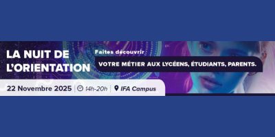 Promouvez la profession à la Nuit de l’Orientation le 22 novembre à Rouen !