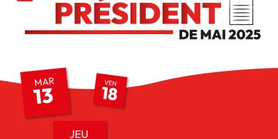 L’Agenda du Président – Mai 2025