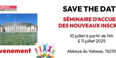 Séminaire d’accueil des nouveaux inscrits – Les 10 et 11 juillet 2025, Abbaye du Valasse
