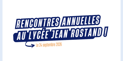 Save the date – Les Rencontres Jean Rostand – 24 septembre