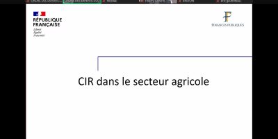 04 avril 2025 : Webinaire Crédit d’Impôt Recherche & secteur agricole