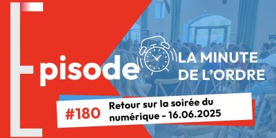 Episode 180 – Retour sur la soirée du numérique