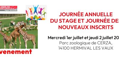 Save the date – Journée annuelle du stage et des nouveaux inscrits – 1 & 2 juillet